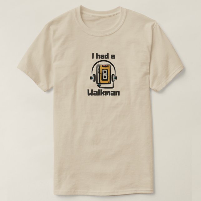 T-Shirt 'I had a walkman' (Design Front)