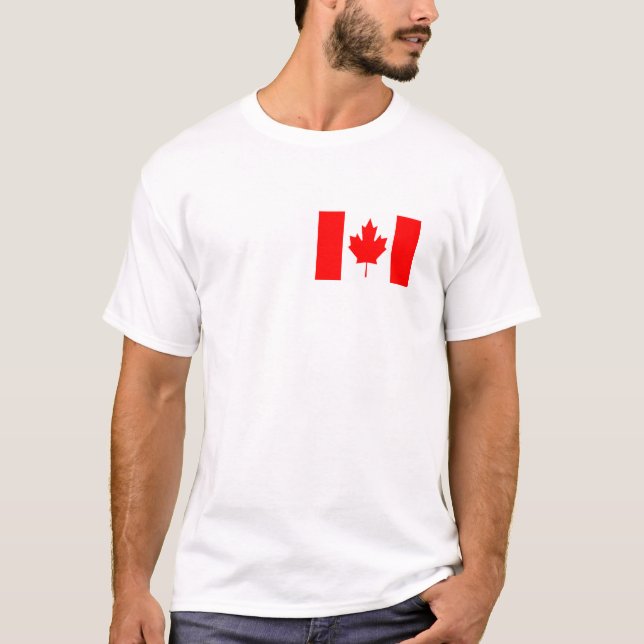 T-shirt i live Canada (Front)