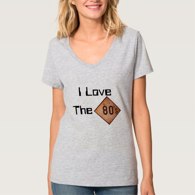 T-Shirt: I Love The 80s. Lite Steel T-Shirt (Front)