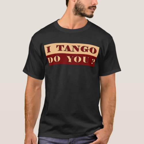 t_shirt i tango red