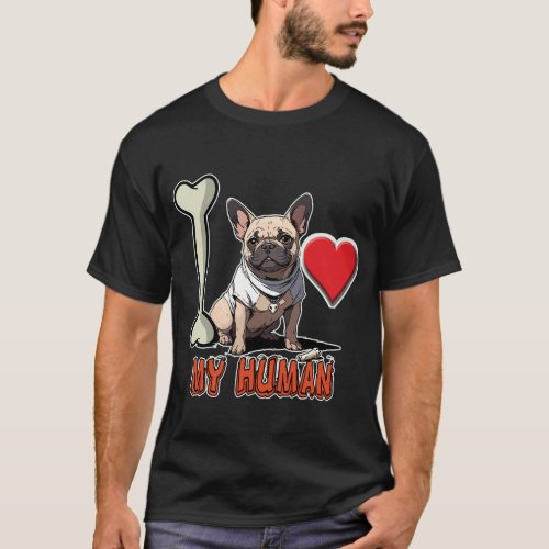  T_shirt  illustration of a French bulldog