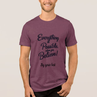 T-Shirt in USA – Premium Comfort & Style by Zazzle Tri-Blend Shirt