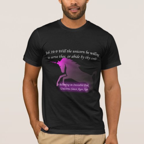 T_shirt Invisible Pink Unicorn