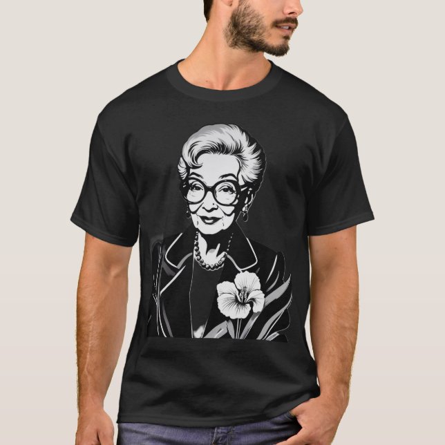 t-shirt  iris apfel (Front)
