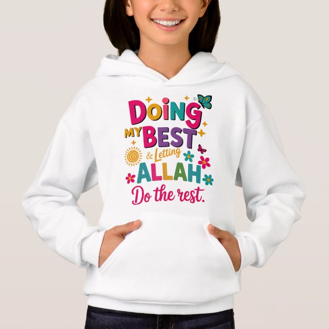 T-Shirt-Islamic Kids Clothing. Hoodie (Front)