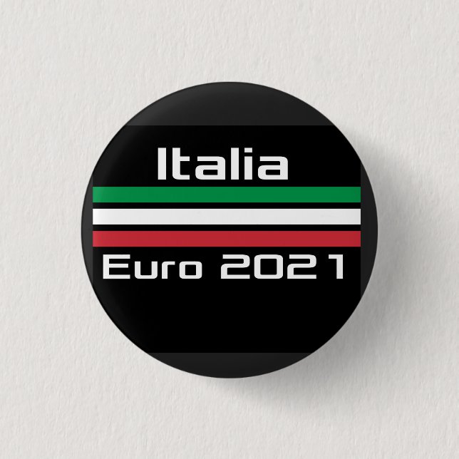 T-shirt  Italia euro 2021 Button (Front)