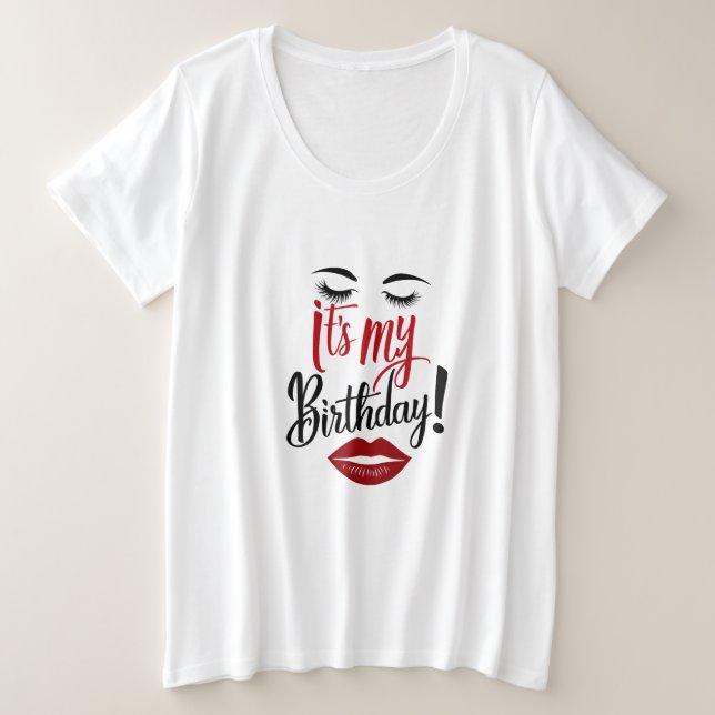 T-Shirt - It's My Birthday (Design Front)