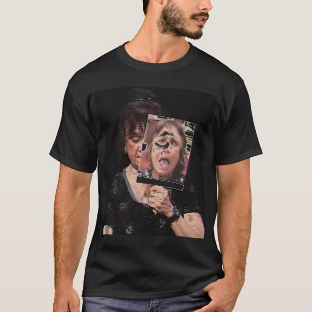 T-Shirt - Janice Scream - Black (Front)