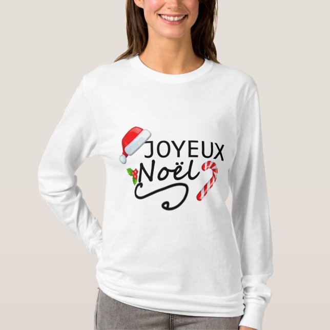 T-shirt Joyeux Noël . Cadeau Noël  (Front)