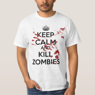 T-shirt Keep Calm and Kill Zombies