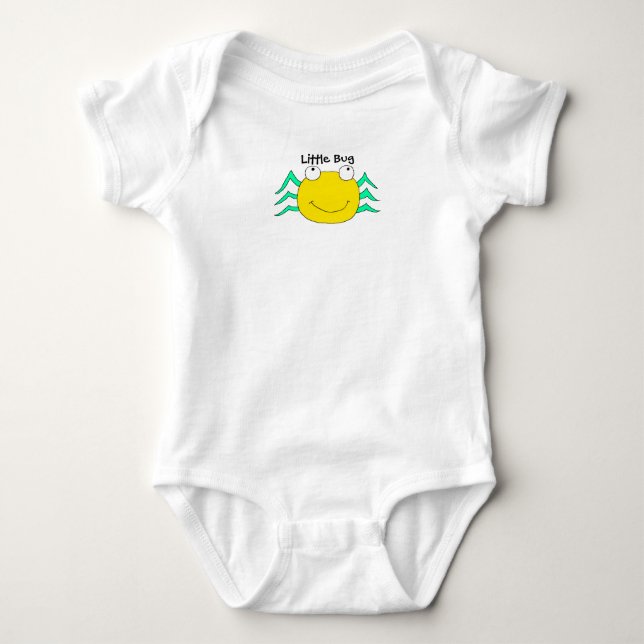 T-Shirt Kid's Baby Boy Tots Little Bug Baby Bodysuit (Front)