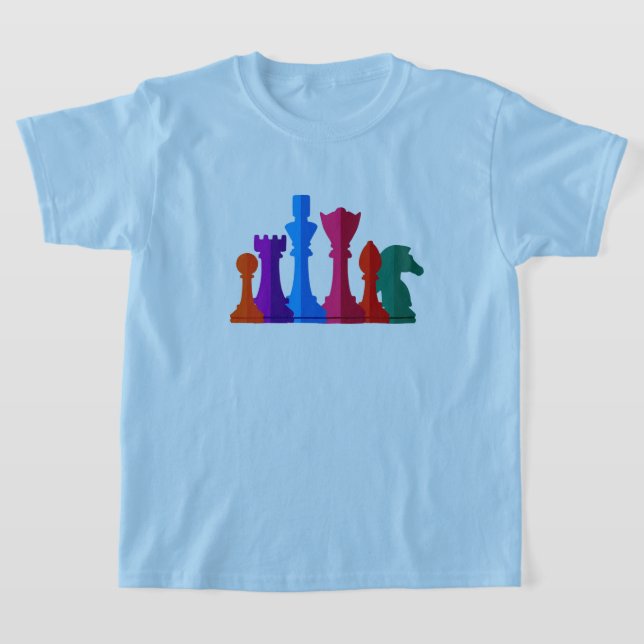 T-Shirt Kids Chess (Laydown)
