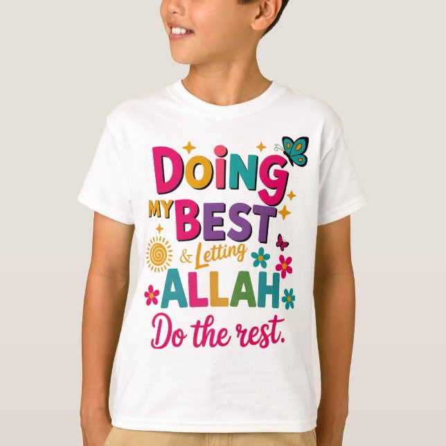 T-Shirt-Kids Islamic Clothing. T-Shirt (Front)