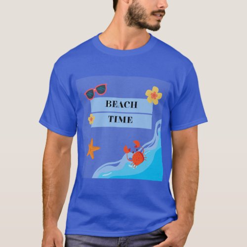 t_shirt lets have have fun on the beach