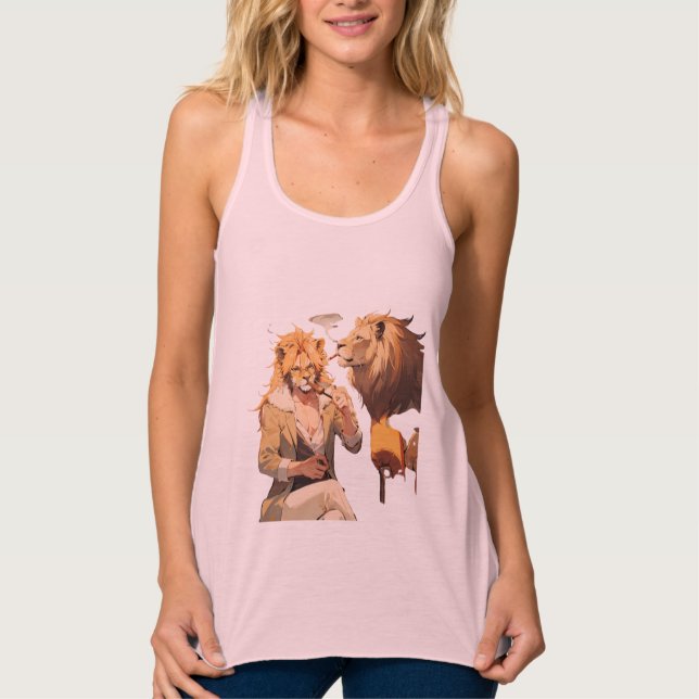 T-Shirt lion  Tank Top (Front)