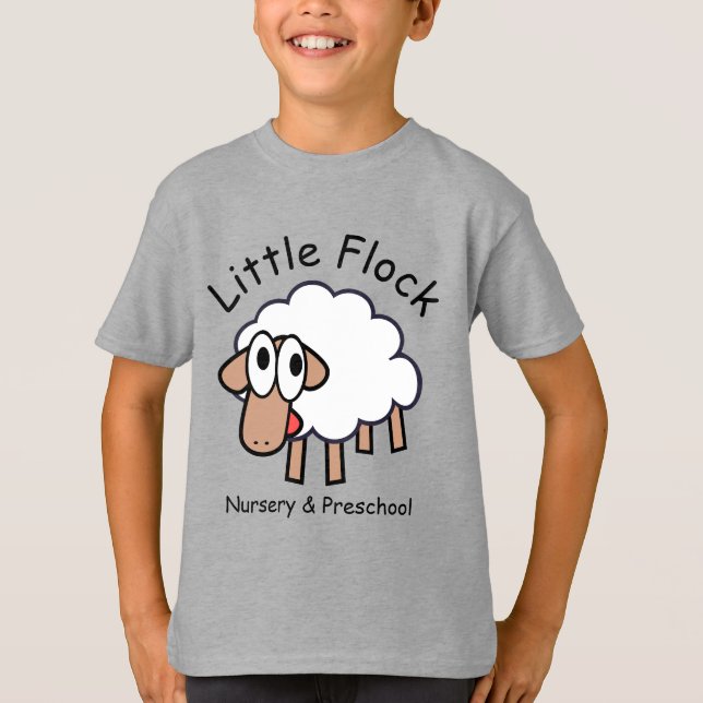T-Shirt - Little Flock Nursery & Preschool (Front)