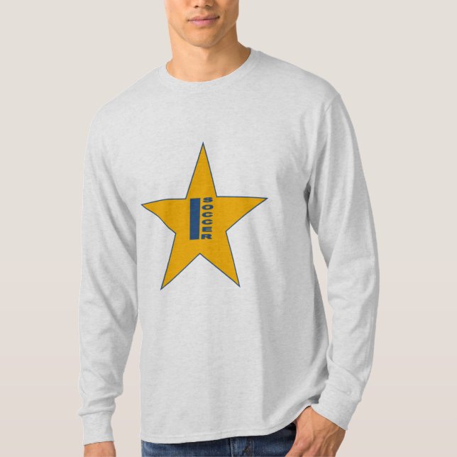 T-shirt long sleeves ash INDIANA SOCCER (Front)