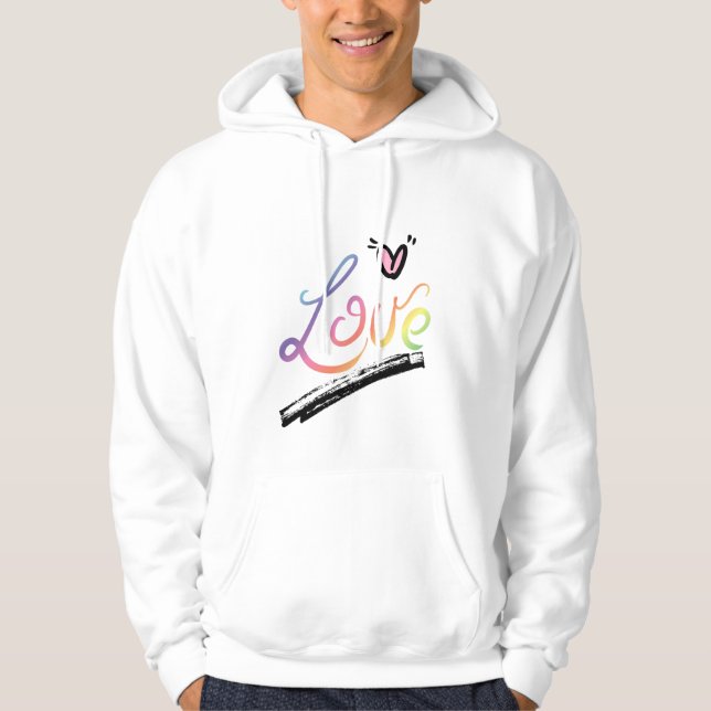 T-shirt Love Hoodie (Front)