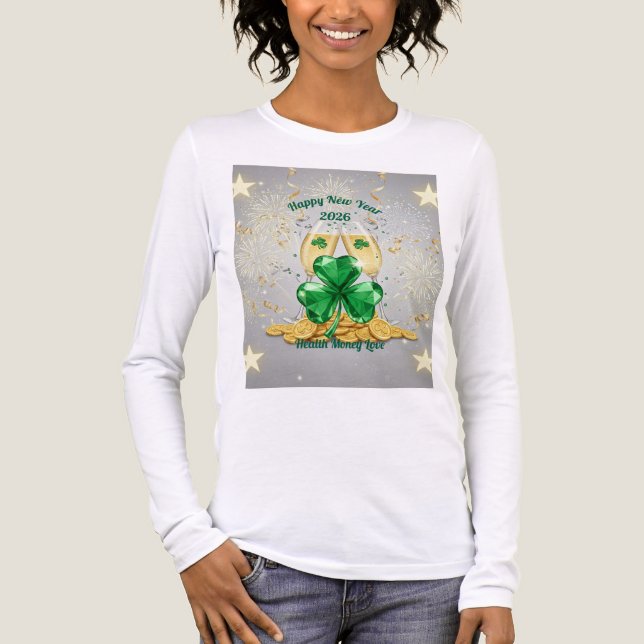 T-Shirt "Lucky Charm"  Tri-Blend Shirt (Front)