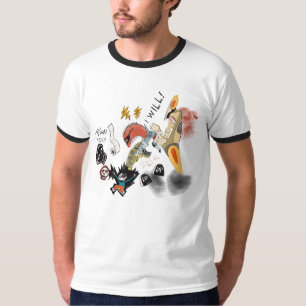 T-shirt man “I will find you” wild black