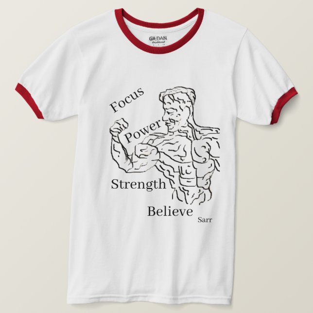 T-Shirt : Man Of Power (Design Front)