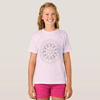 T-shirt - Mandala Pattern to Color