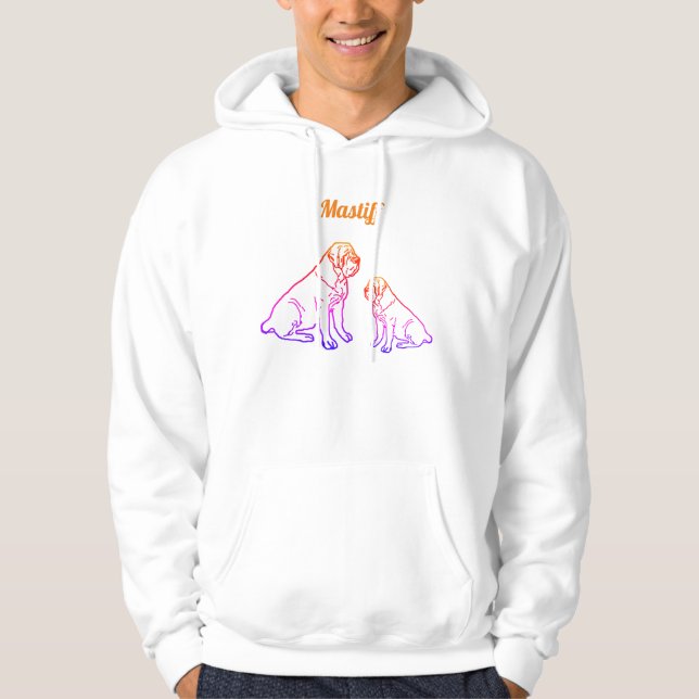 T-Shirt Mastiff Vacation Hoodie (Front)