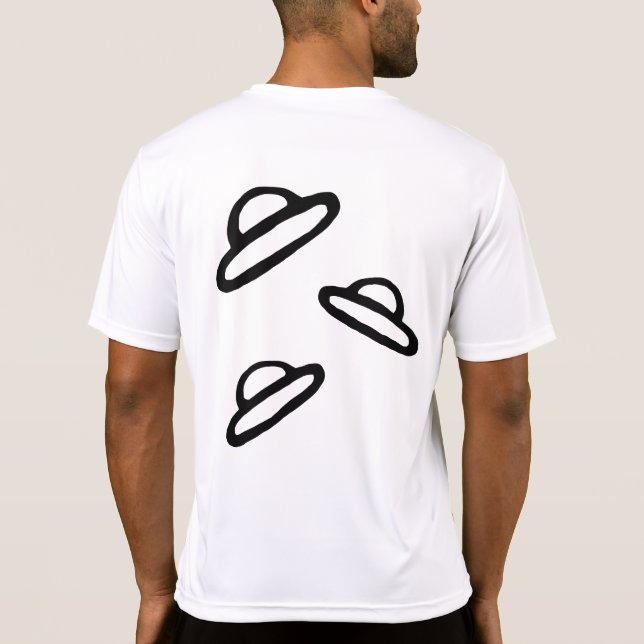 T-shirt Men Spaceships (Back)