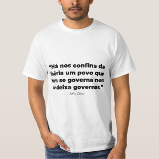 T-shirt Mention "Confins Of Iberia" Júlio César