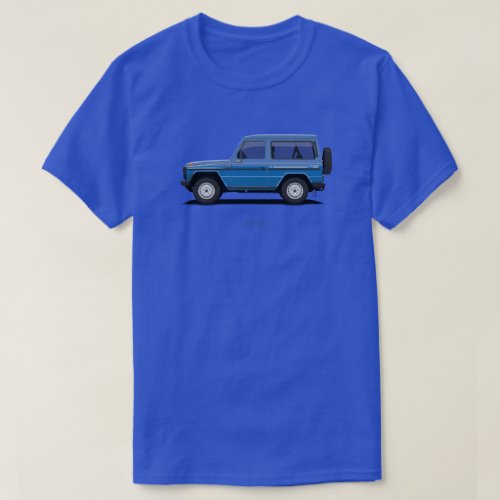 T_Shirt Mercedes 240 GD SWB W460 Blue