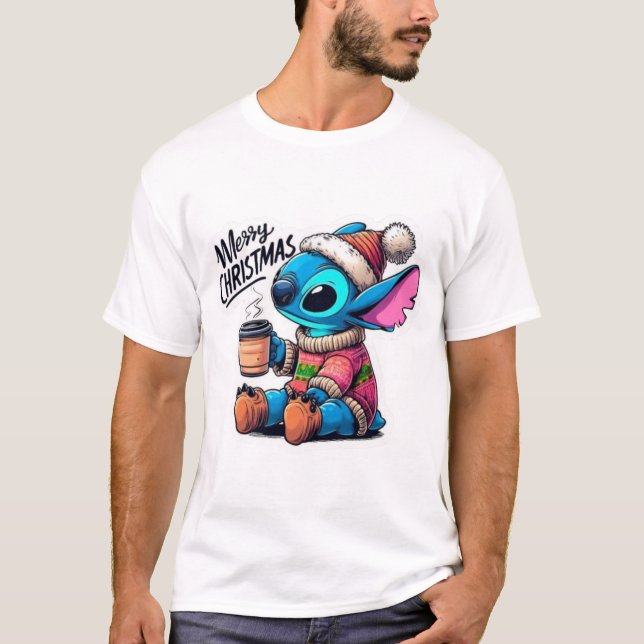 T-Shirt merry stitchmas (Front)