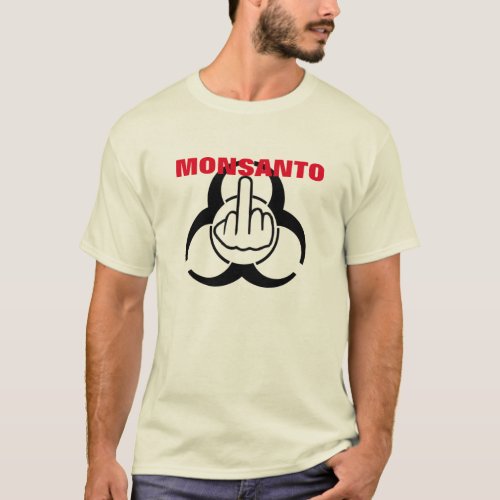 T_Shirt Monsanto Bio Hazard Flip