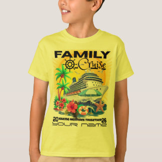 T-Shirt name Personalized Cruise Ship Family Trip