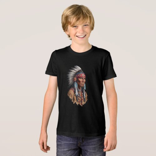 T_Shirt _ Native Americans Tri_Blend Shirt