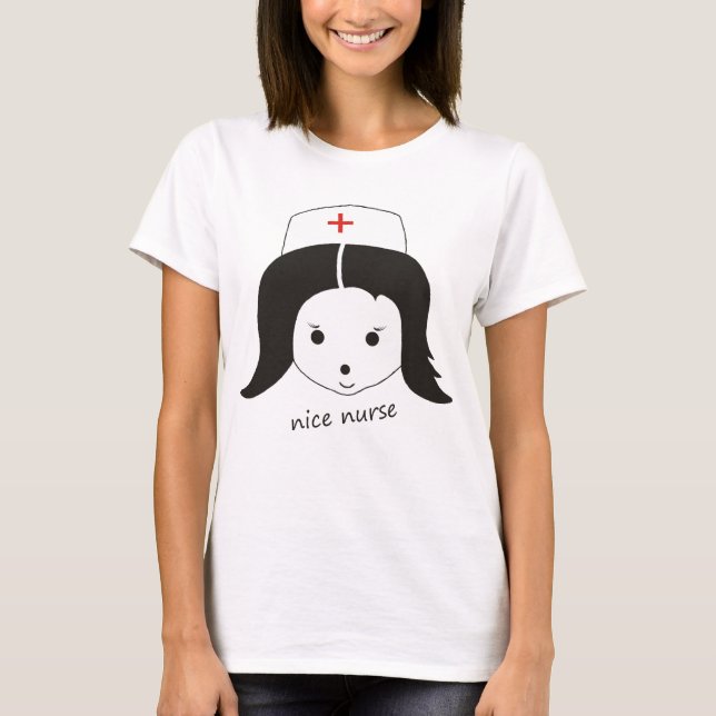 T-shirt "nice nurse" (Front)