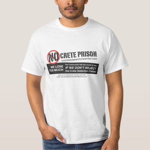 T_shirt No Crete Detention Center