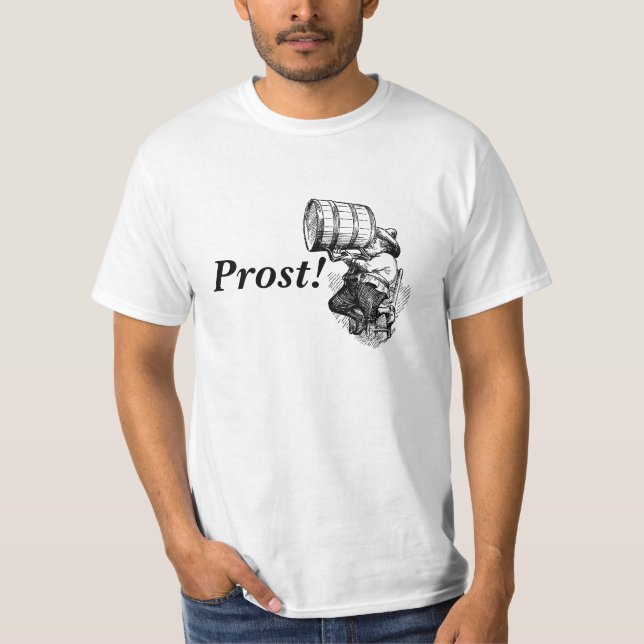 T-shirt Oktoberfest Prost! Toasting Toast Gift Tee (Front)