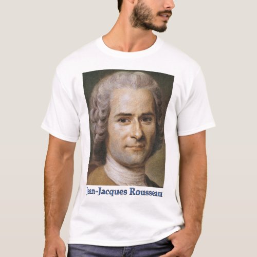T_shirt on Jean_Jaques Rousseau  Liberty