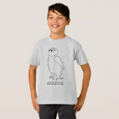 T-Shirt - Owl to Color with Name (Front Full)