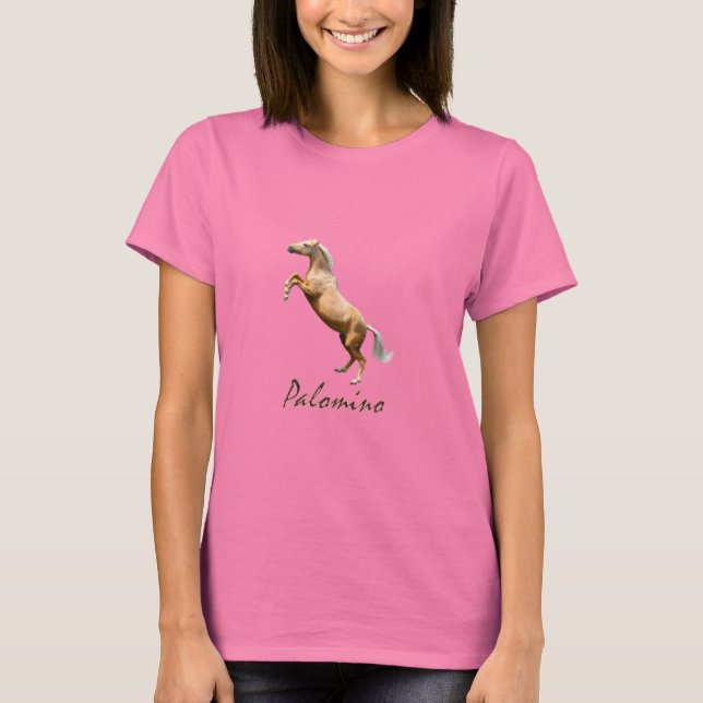 T-shirt Palomino Horse Jumping (Front)