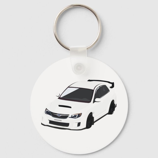 T-shirt Passion Rallye pour Fans de Sportives Keychain (Back)