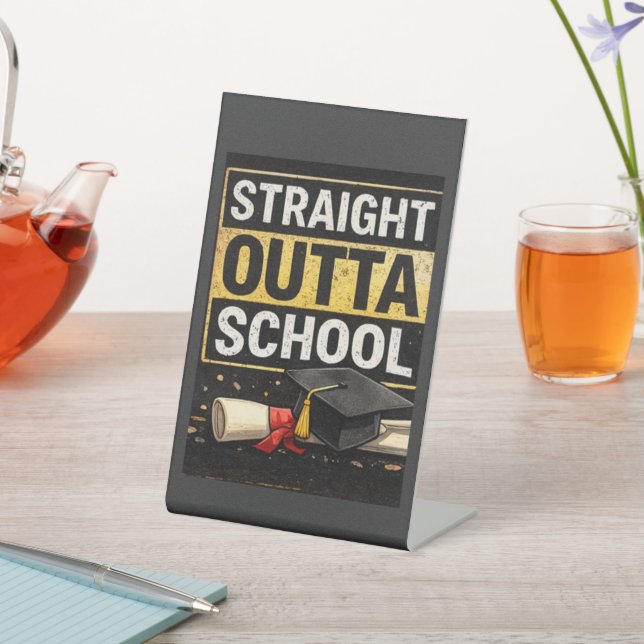 T-Shirt Pedestal Sign (In SItu)