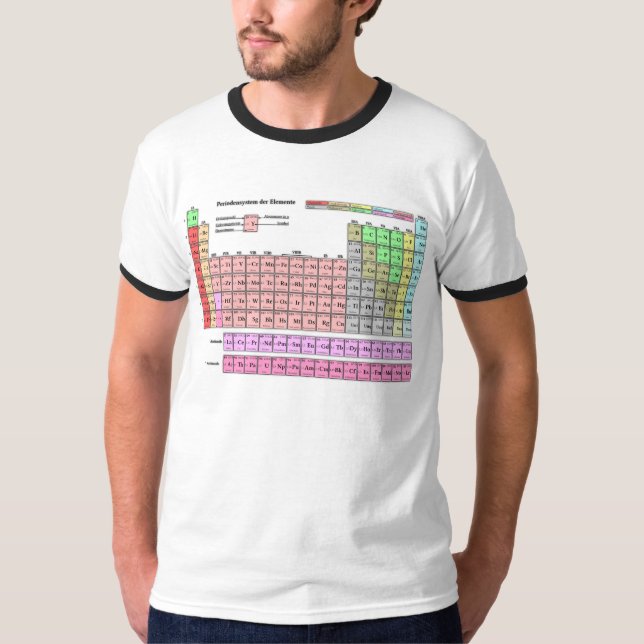 T-Shirt "Periodic Table of Elements" (Front)