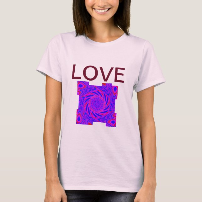 T-SHIRT PINK LOVE WOMEN (Front)