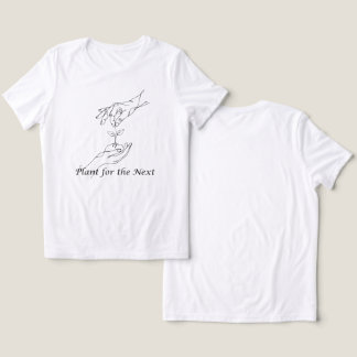  T-shirt | Plant for the Next- Minimalist Art Tri-Blend Shirt