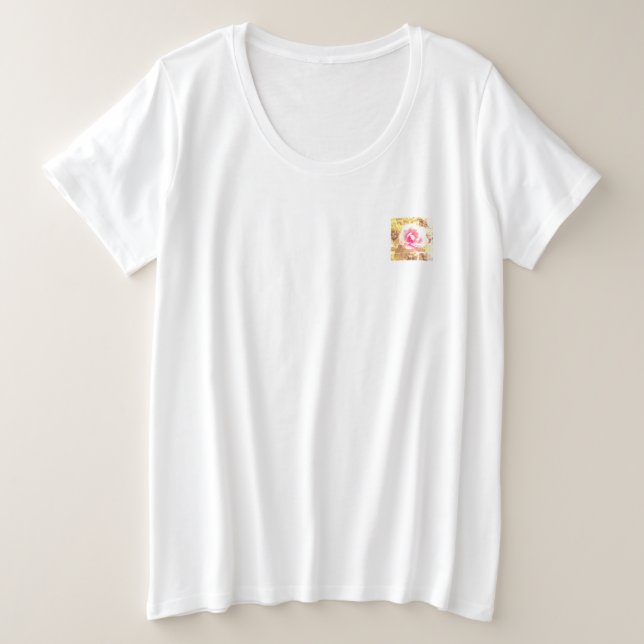 T-Shirt plus size womens cool eco style design (Design Front)