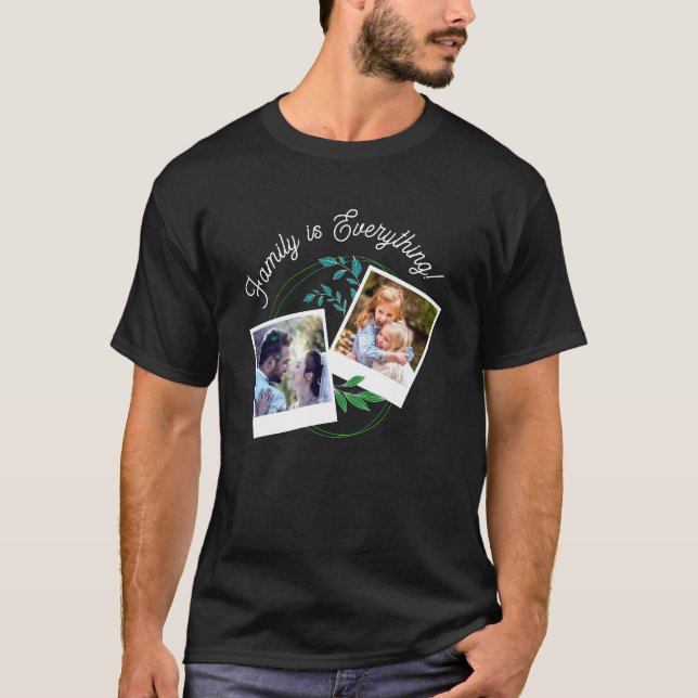 T-Shirt - Polaroid Family Photo Design Men | DP7 (Front)