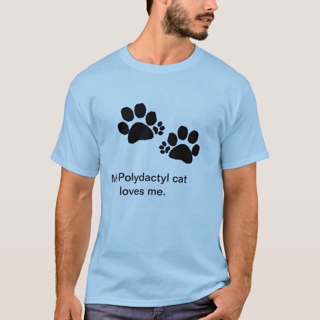 T-shirt - Polydactyl Cat Paws (Front)