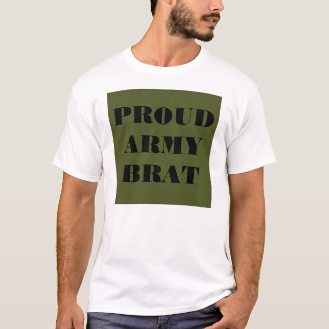 T-Shirt Proud Army Brat (Front)