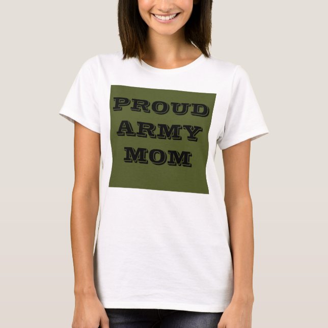 T-Shirt Proud Army Mom (Front)